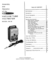 Heathkit IM-18 - Manual 